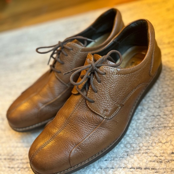 Johnston & Murphy Men’s Tie Ups Leather Sheepskin Derby Lightweight Oxfords main image 10